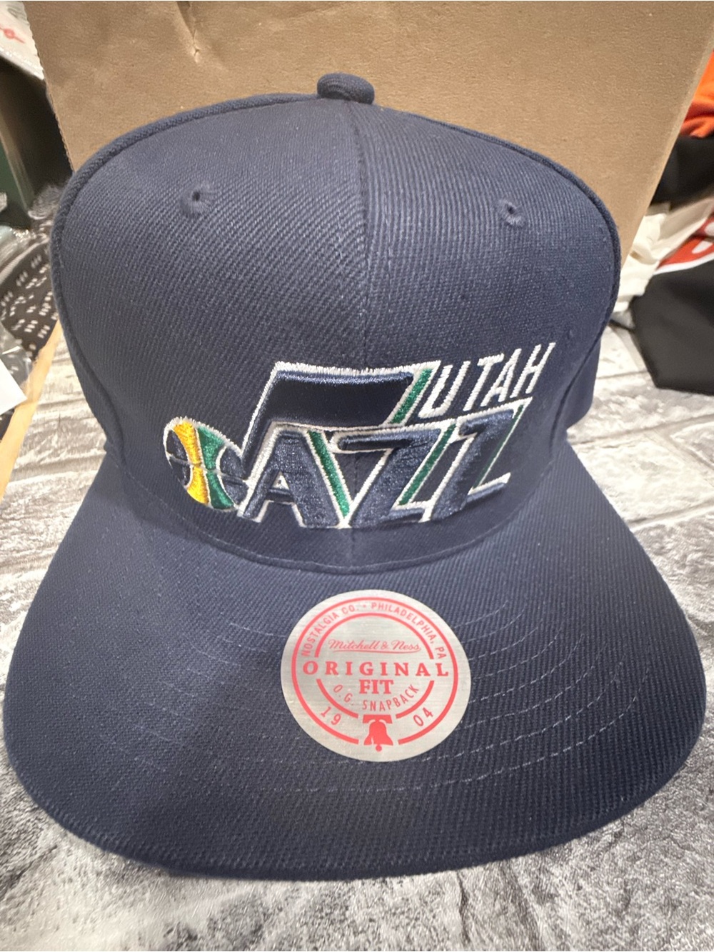 Mitchell & Ness Utah Jazz Core Basic BRAND NEW Snapback cap hat NBA Original Fit
